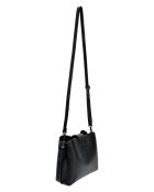 Sac bandoulière en Cuir Luisa Vannini noir - 19x21x7 cm