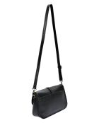 Sac bandoulière en Cuir Luisa Vannini noir - 17x25.5x7 cm