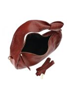 Sac à main en Cuir Isabella Rhea rouge - 27x36x6 cm