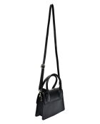 Sac à main en Cuir Luisa Vannini noir - 17x19.5x8 cm