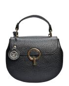 Sac à main en Cuir Luisa Vannini noir - 20x23.5x7.5 cm