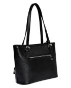 Sac porté épaule en Cuir Luisa Vannini noir - 22x34x12 cm