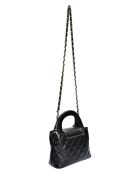 Sac à main en Cuir Luisa Vannini noir - 17x22x8.5 cm