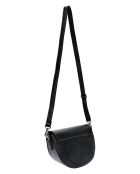 Sac bandoulière en Cuir Luisa Vannini noir - 14x23x9 cm