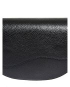 Sac bandoulière en Cuir Luisa Vannini noir - 14x23x9 cm