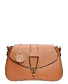 Sac bandoulière en Cuir Luisa Vannini cognac - 16x26.5x9 cm