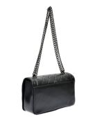 Gibecière en Cuir Isabella Rhea noir - 17.5x27x8 cm