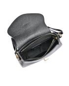 Sac bandoulière en Cuir Luisa Vannini noir - 16x26.5x9 cm