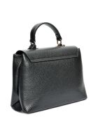 Sac à main en Cuir Isabella Rhea noir - 21x30x9 cm