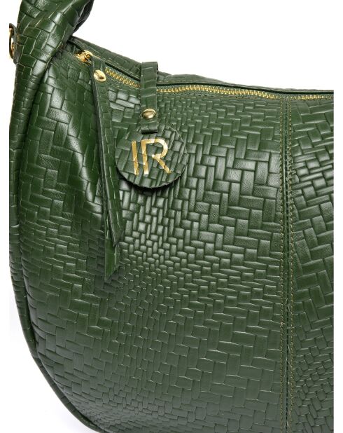 Sac à main en Cuir Isabella Rhea vert