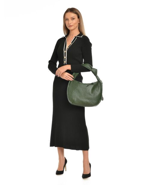 Sac à main en Cuir Isabella Rhea vert