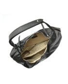 Sac hobo en Cuir Isabella Rhea noir - 33x43.5x12 cm