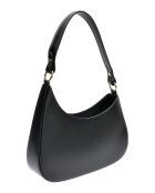 Sac porté épaule en Cuir Isabella Rhea noir - 14x27.5x6 cm