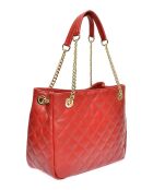 Sac porté épaule en Cuir Isabella Rhea rouge - 26x33x15 cm