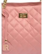 Gibecière en Cuir Isabella Rhea rose