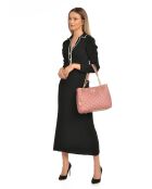 Gibecière en Cuir Isabella Rhea rose