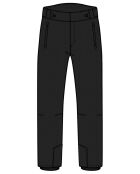 Pantalon de ski Rapide noir