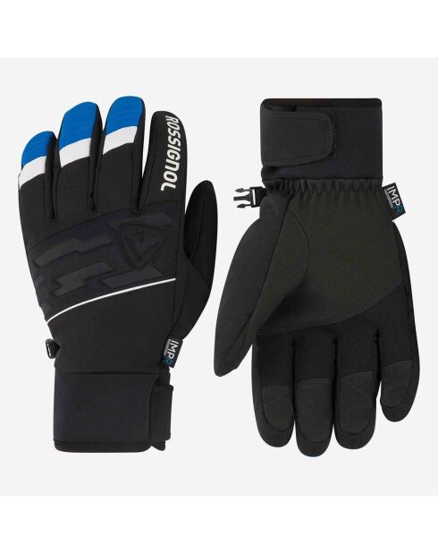 Gants de ski Speed Imp'R noir/bleu lazuli