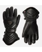 Gants de ski en Cuir Select Imp'R noirs