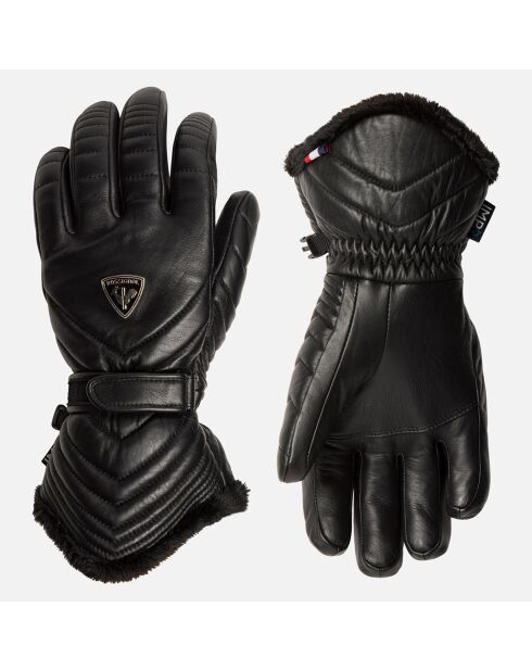 Gants de ski en Cuir Select Imp'R noirs