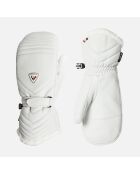 Gants de ski en Cuir Select Imp'R blancs