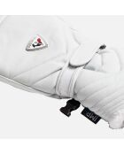 Gants de ski en Cuir Select Imp'R blancs