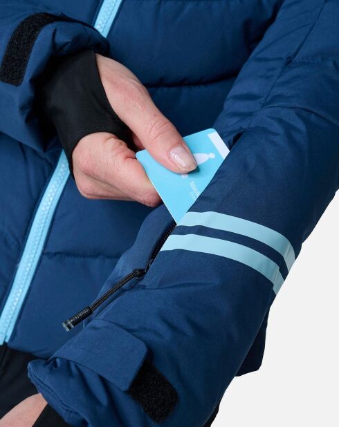 Veste de ski Courbe bleu marine