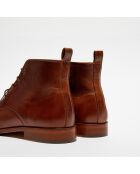 Boots en Cuir Vasco marron