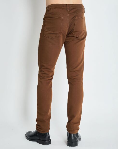 Jean slim Marco marron cappuccino