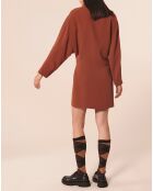 Robe Reva marron