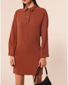 Robe Reva marron