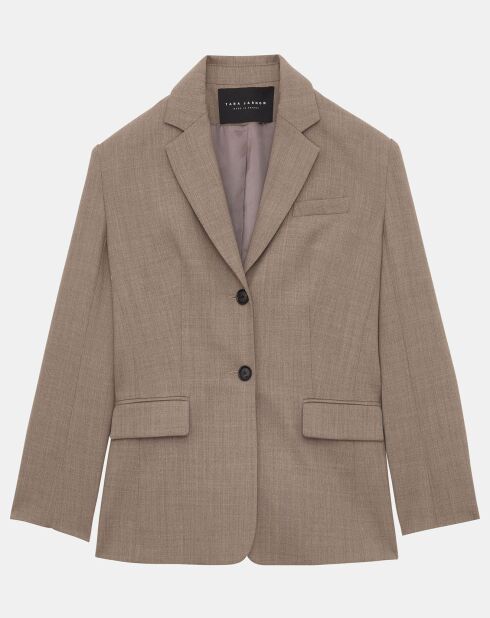 Veste en Laine mélangée Vasilie beige