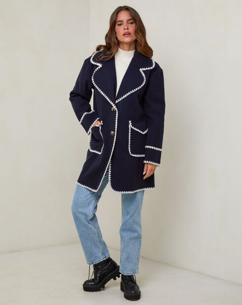 Manteau Louise marine