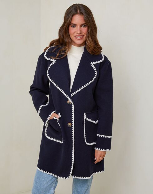 Manteau Louise marine