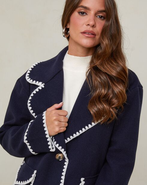 Manteau Louise marine