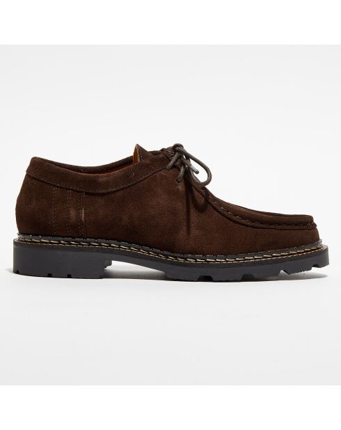 Derbies en Cuir Loretta marron