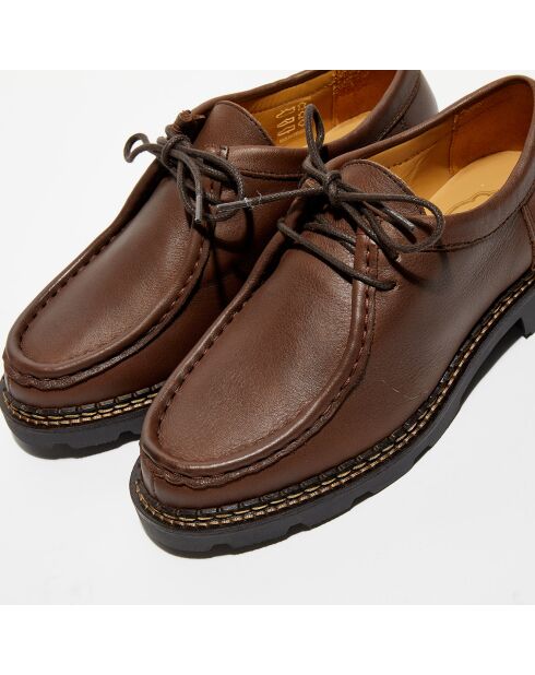 Derbies en Cuir Maurice marron