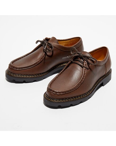 Derbies en Cuir Maurice marron