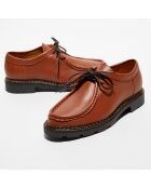 Derbies en Cuir Loretta cognac