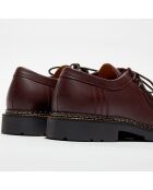 Derbies en Cuir Maurice bordeaux