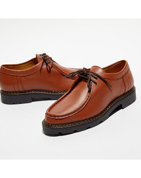 Derbies en Cuir Maurice cognac