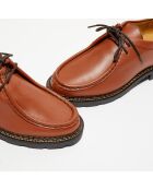 Derbies en Cuir Maurice cognac