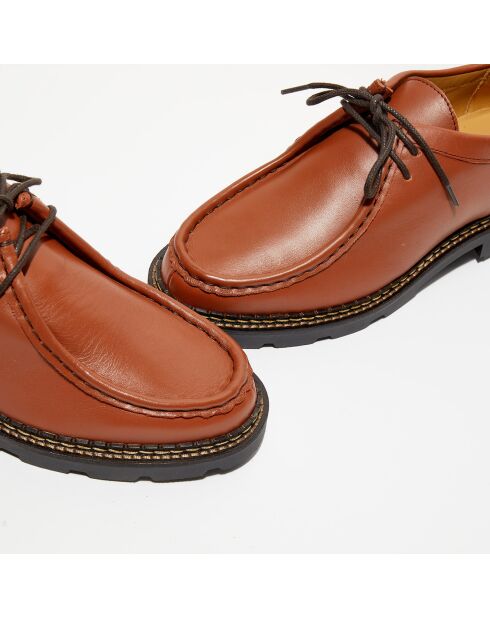 Derbies en Cuir Maurice cognac