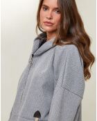 Manteau Alba gris