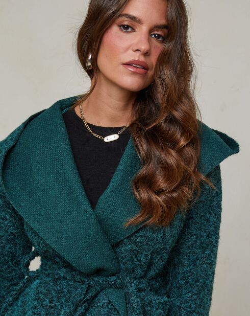 Manteau Emma vert foncé