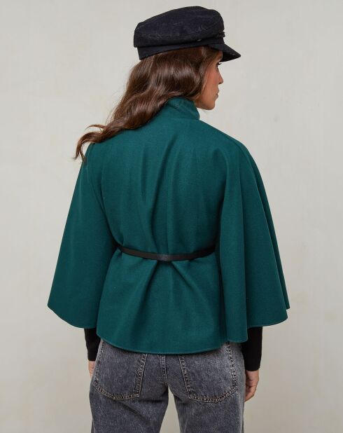 Manteau Rose vert foncé