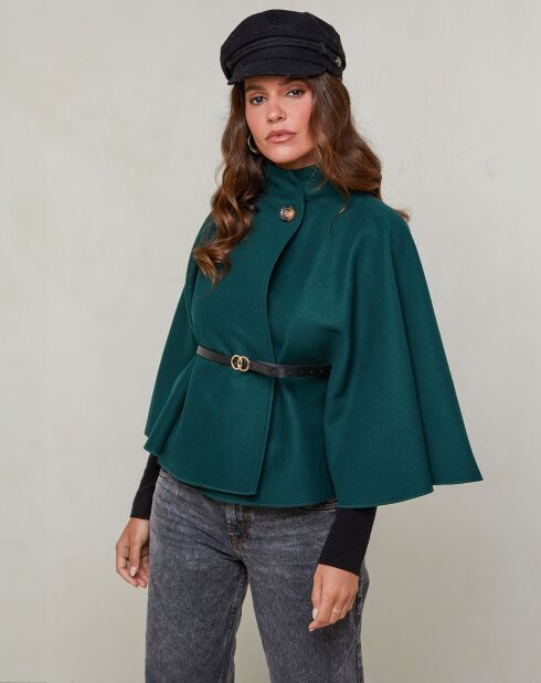 Manteau Rose vert foncé