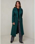 Manteau Agathe vert foncé