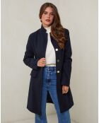 Manteau Iris marine