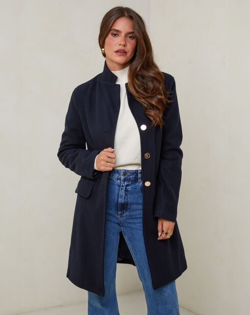 Manteau Iris marine